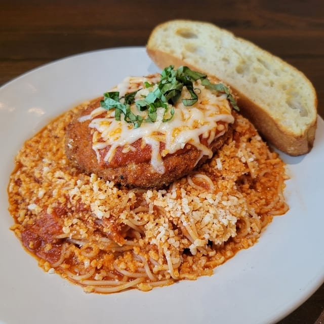 Chick'n Parmesan.