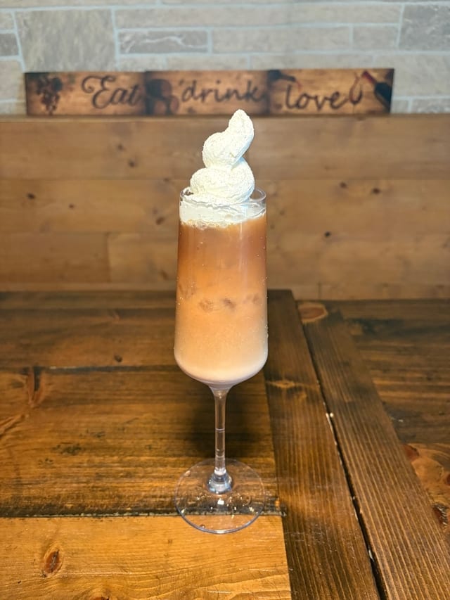 Pumpkin Iced Latte.