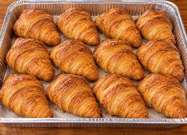 Croissant Plain by the dozen.
