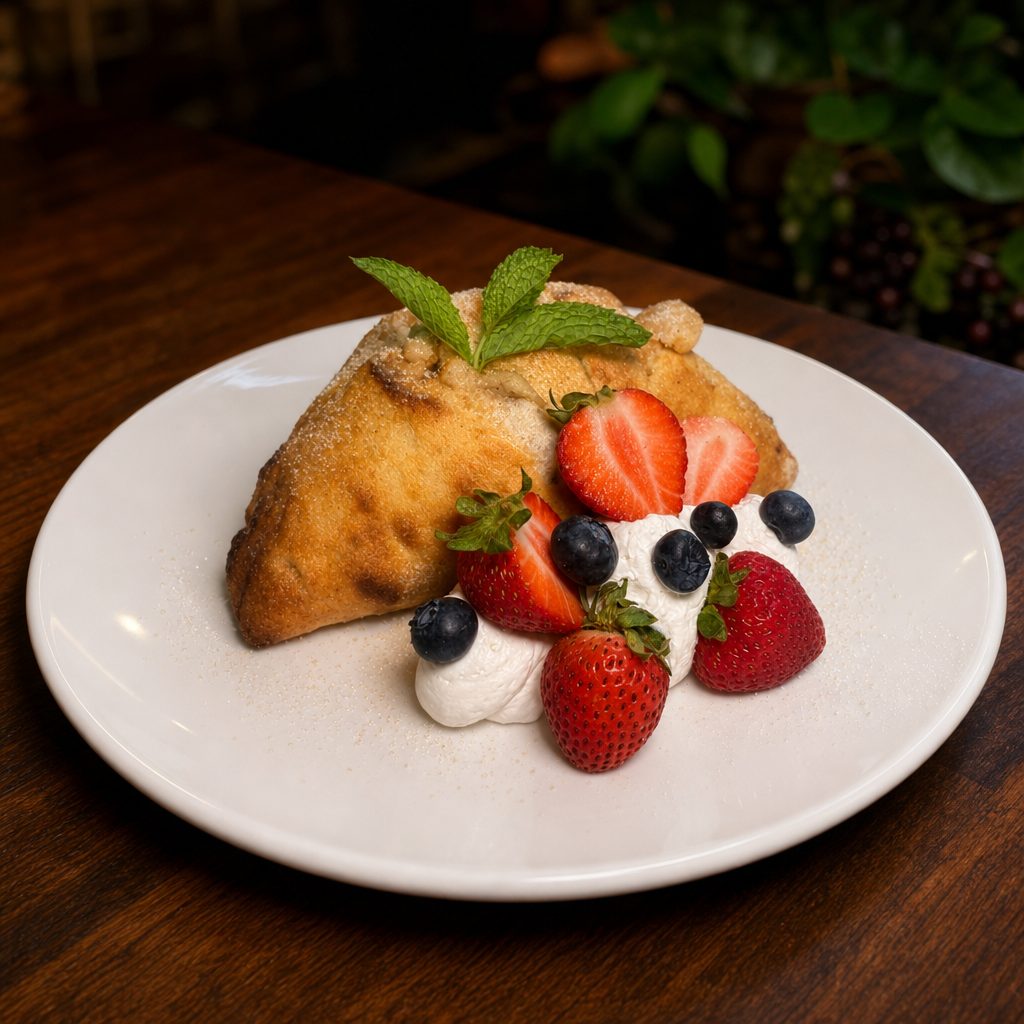Sweet Brunch Calzone.