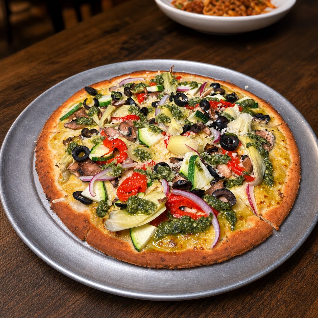 GF Gluten Free Pesto White Veggie Delight.