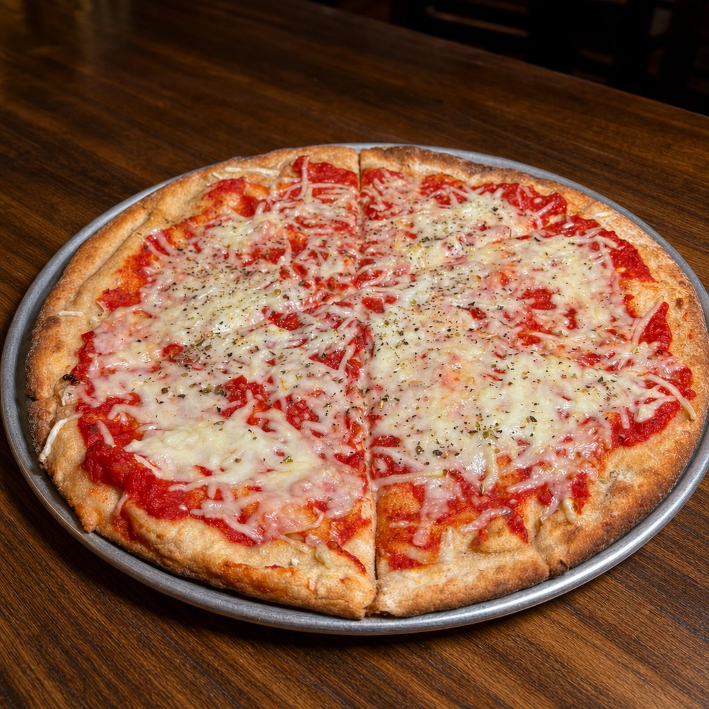 GF Gluten Free Cheese Pizza.