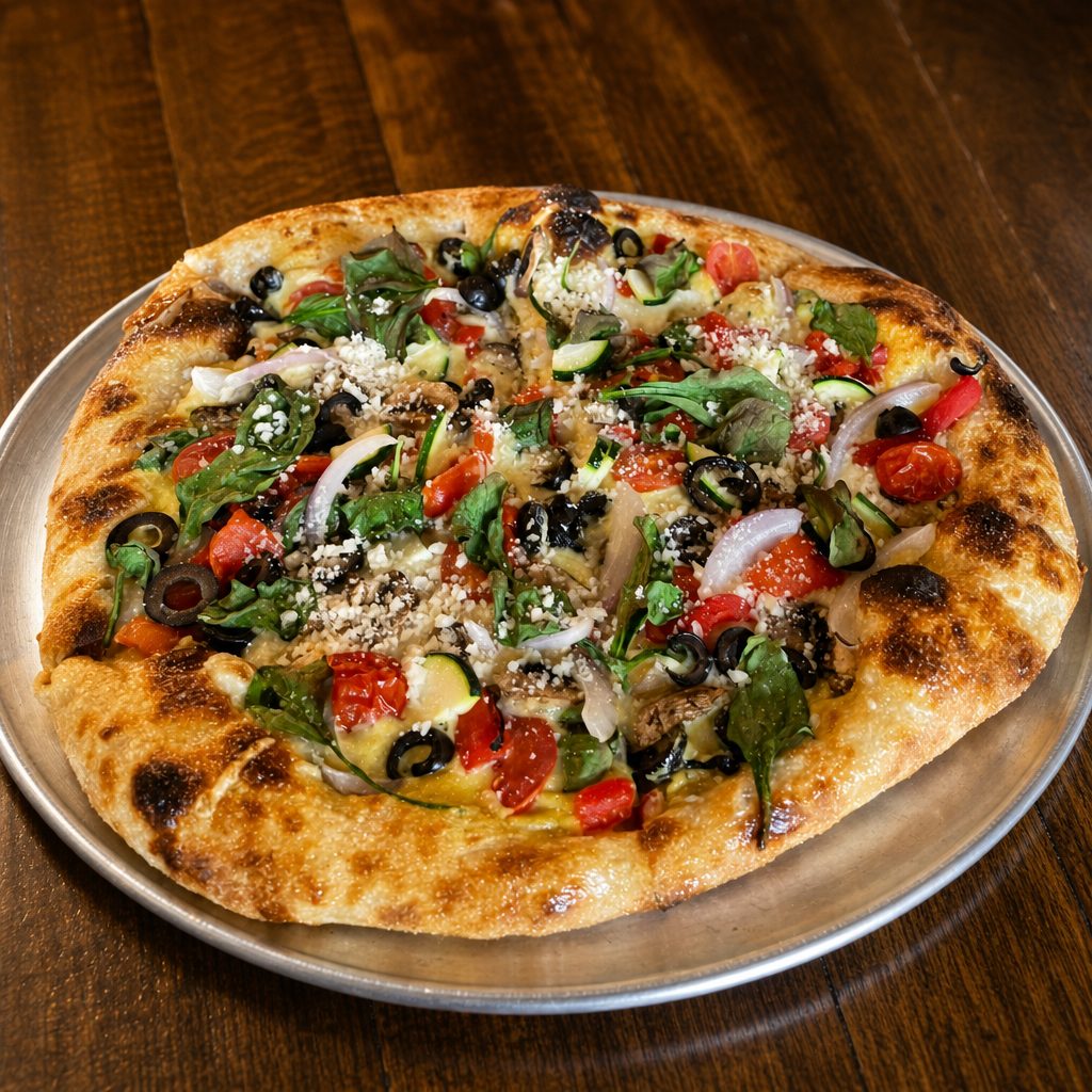 Pesto White Veggie Delight.