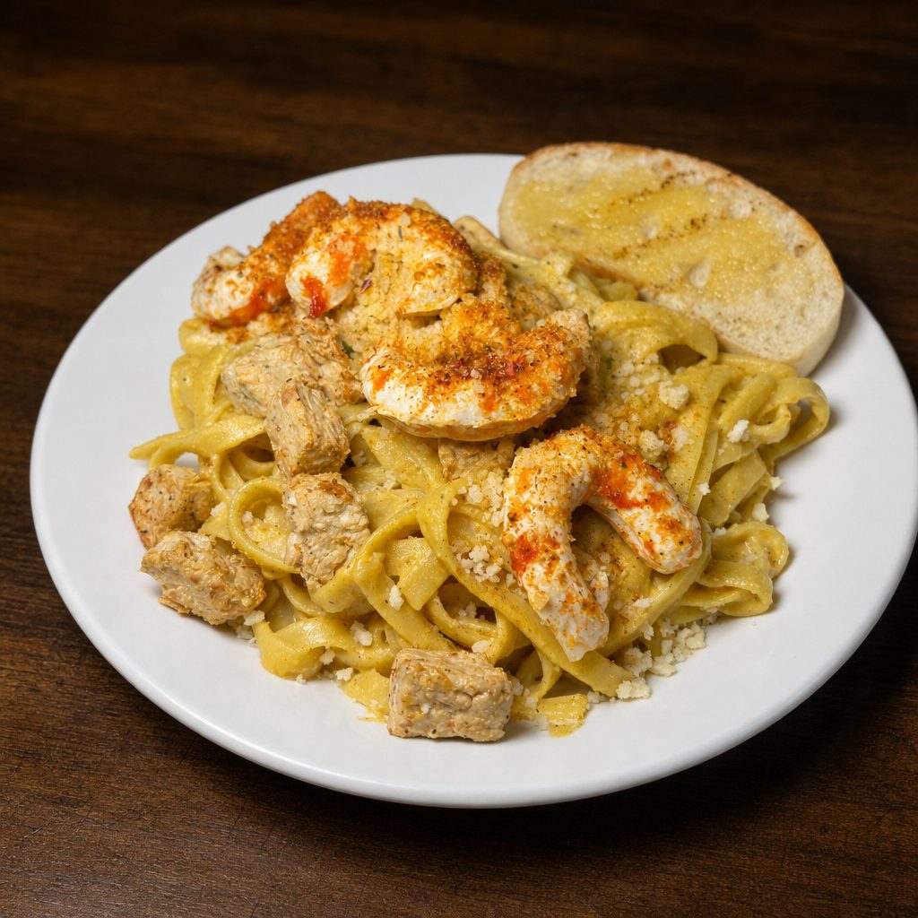 Full Tray of Cajun Chicken.