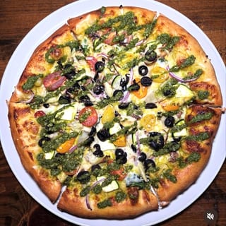 Pesto White Veggie Delight
